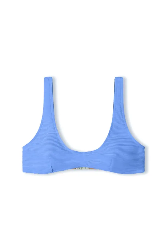 Signature Crop Bralette Top - Bay Blue sold by Zulu and Zephyr