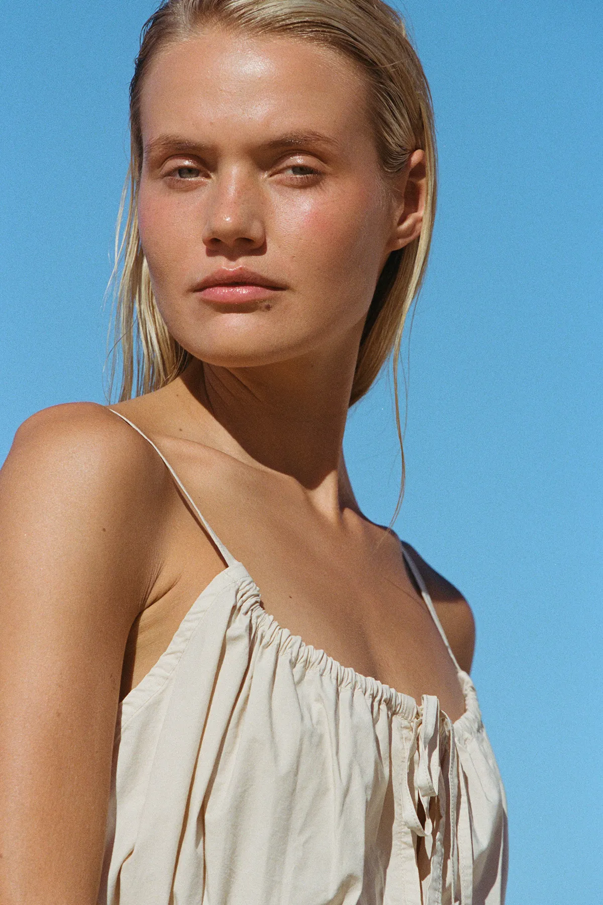 Cotton Poplin Dress - Husk sold by Zulu and Zephyr product image thumbnail 4