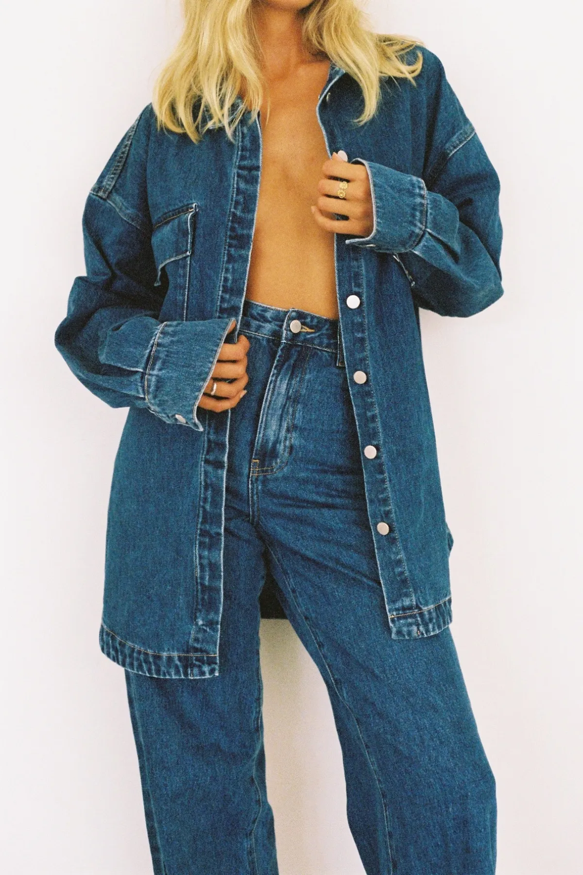 Recycled Cotton Jacket - Indigo sold by Zulu and Zephyr product image thumbnail 2