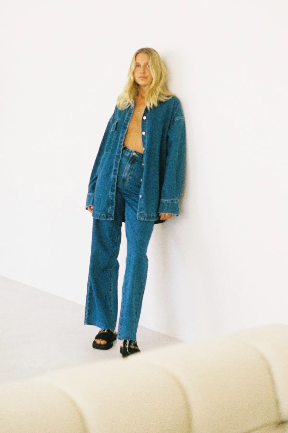 Recycled Cotton Jacket - Indigo sold by Zulu and Zephyr product image thumbnail 4