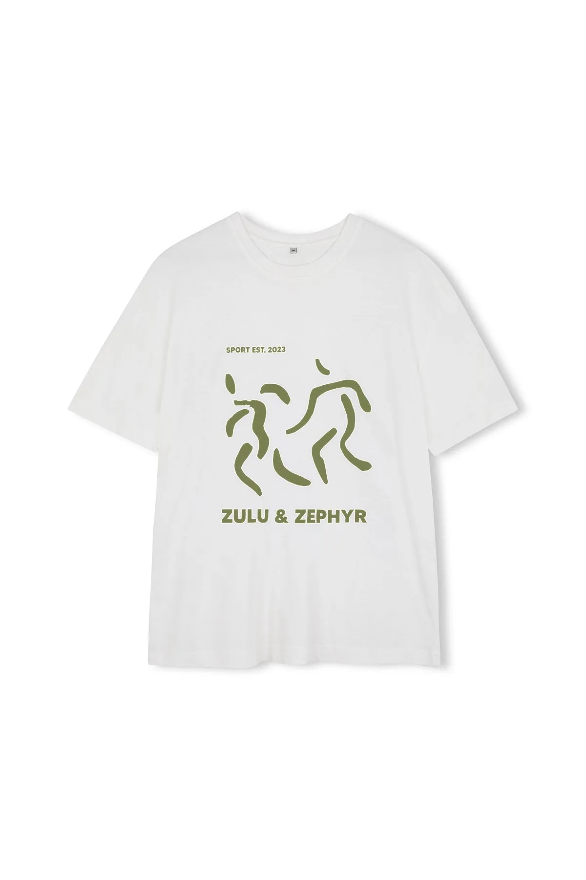 Zulu & Zephyr Sports Tee - Olive sold by Zulu and Zephyr