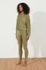 Stripe Rib Legging - Olive sold by Zulu and Zephyr
