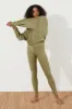 Stripe Rib Legging - Olive sold by Zulu and Zephyr