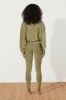 Stripe Rib Legging - Olive sold by Zulu and Zephyr