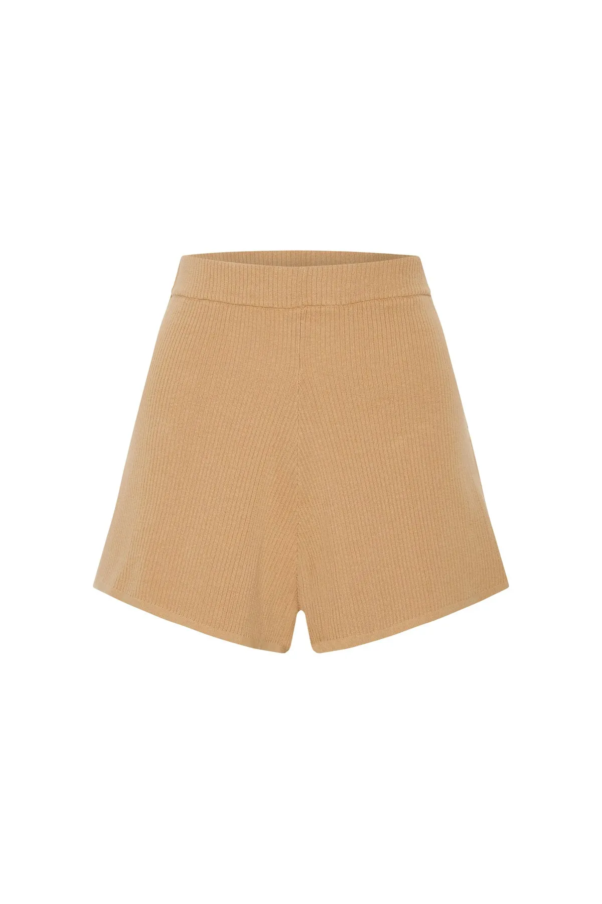 Signature Rib Knit Short - Tan sold by Zulu and Zephyr