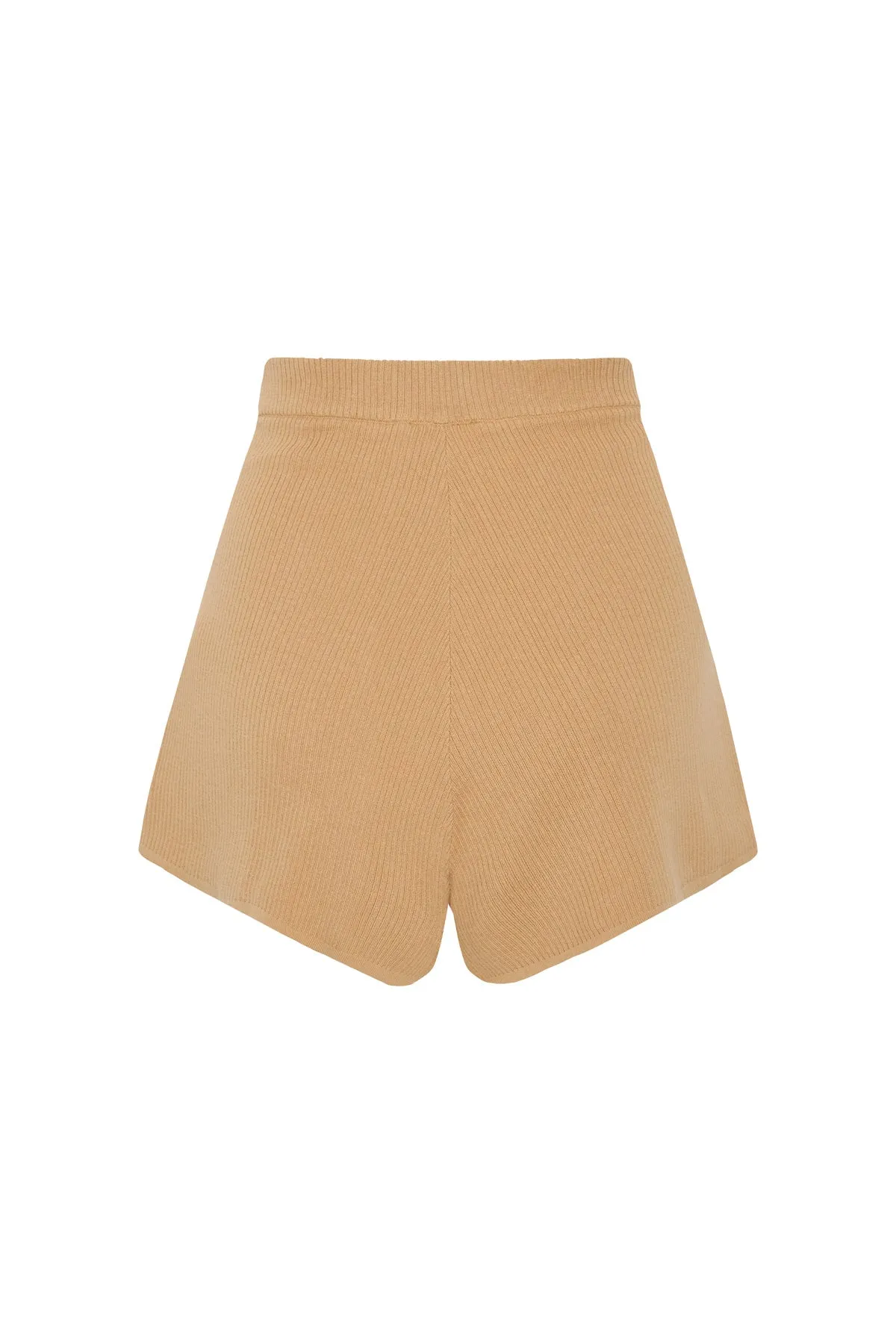 Signature Rib Knit Short - Tan sold by Zulu and Zephyr product image thumbnail 2