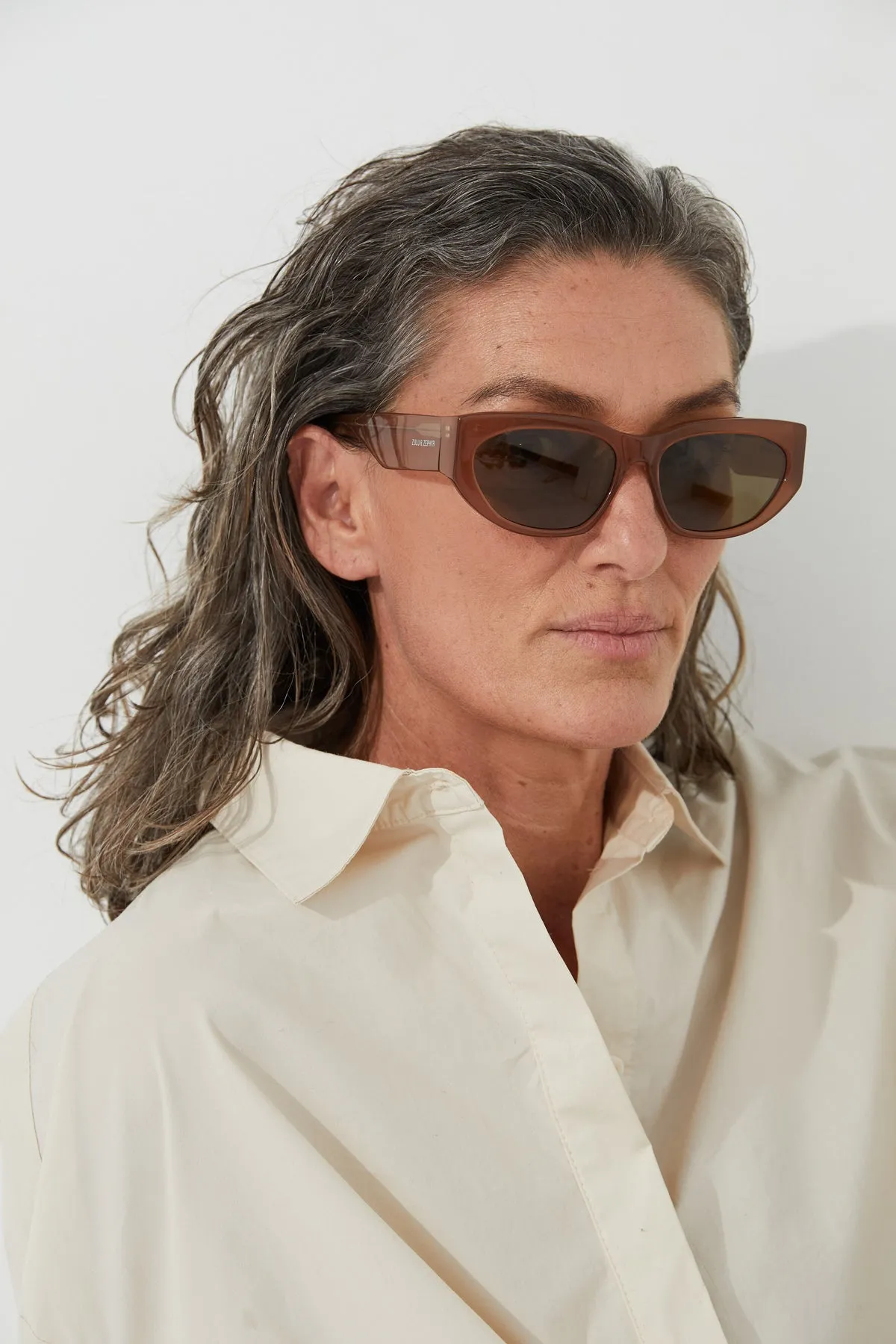 Zulu & Zephyr x Local Supply - Oval Sunglasses - Dune sold by Zulu and Zephyr product image thumbnail 4