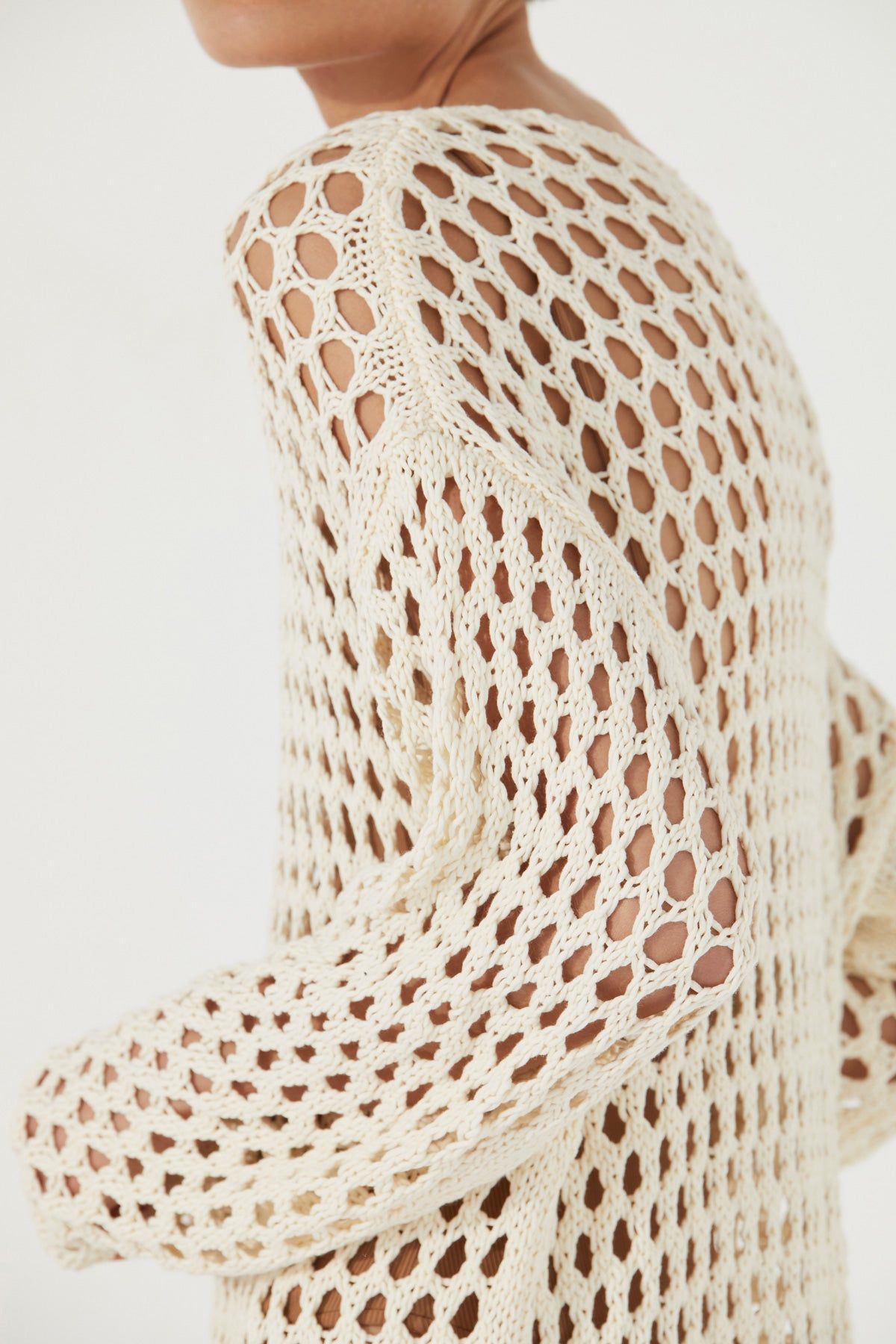 Crochet Top - Stone sold by Zulu and Zephyr product image thumbnail 3