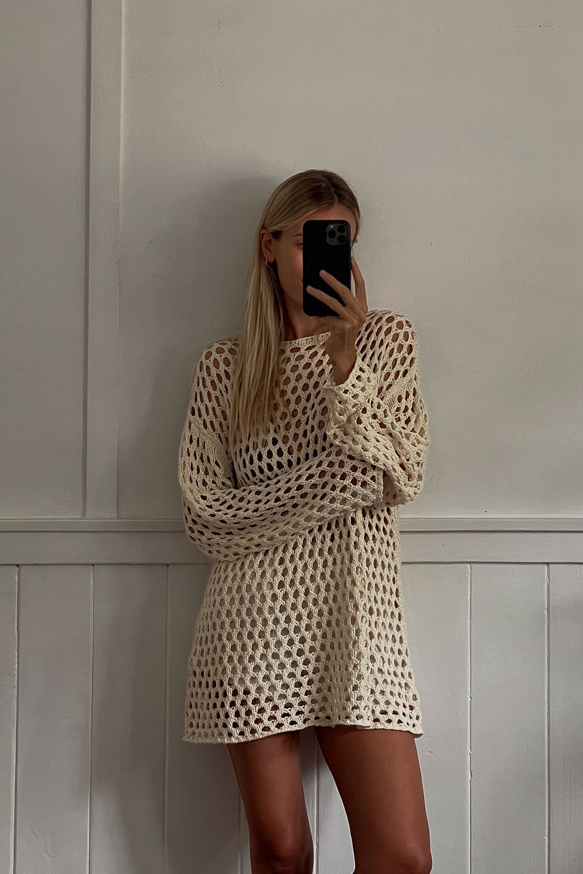 Crochet Top - Stone sold by Zulu and Zephyr product image thumbnail 2