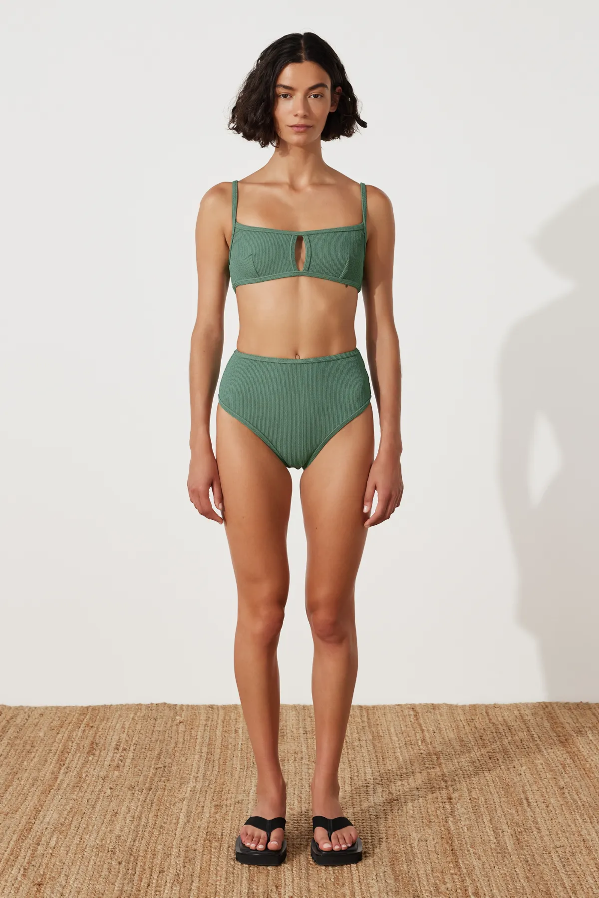 Emerald Textured Bralette sold by Zulu and Zephyr product image thumbnail 3