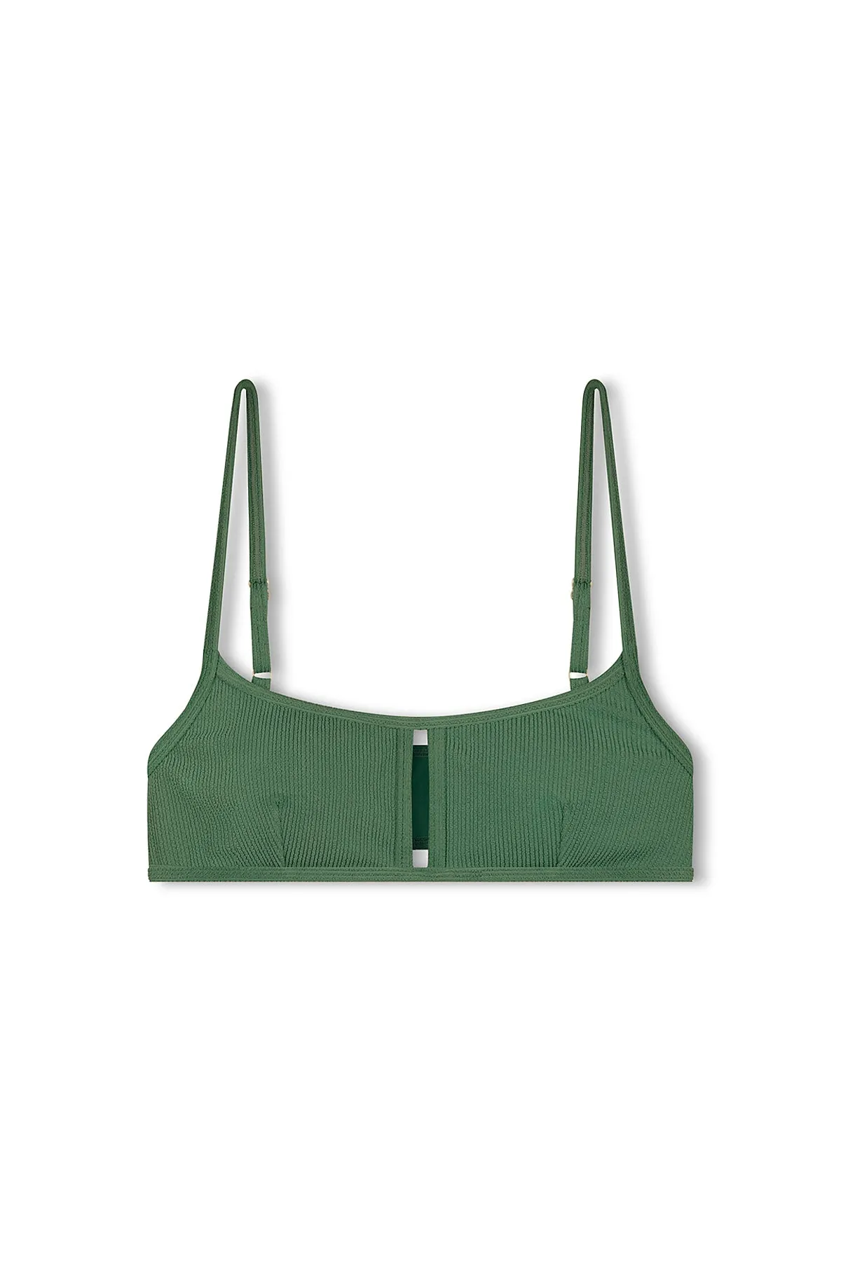 Emerald Textured Bralette sold by Zulu and Zephyr product image thumbnail 2