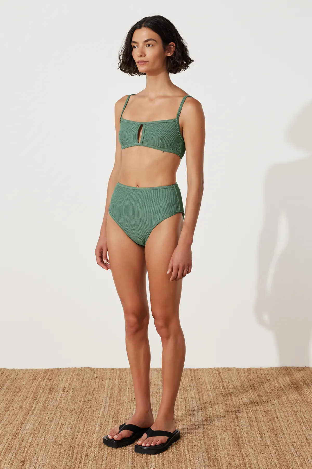Emerald Textured Bralette sold by Zulu and Zephyr product image thumbnail 4