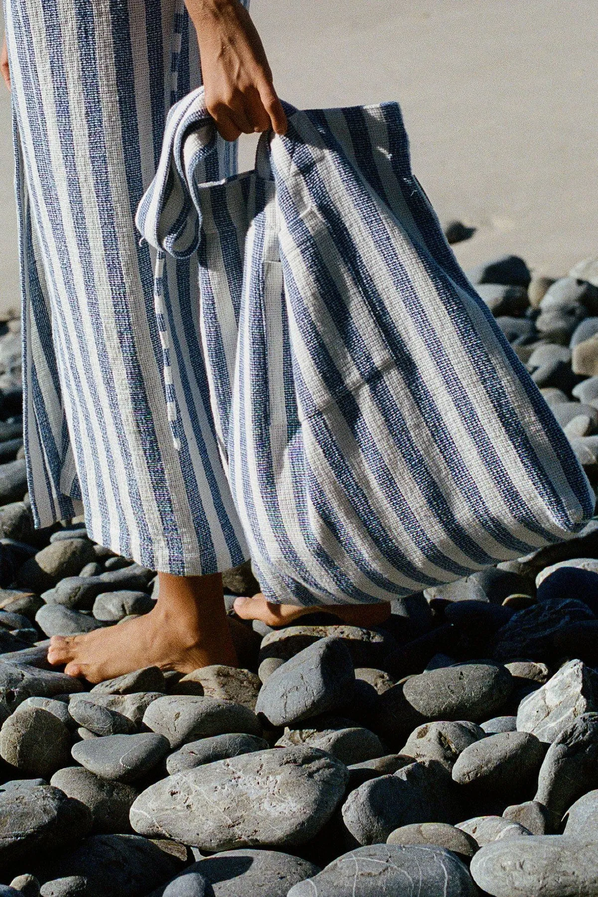 Marine Stripe Tote Bag sold by Zulu and Zephyr product image thumbnail 4