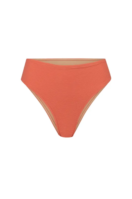 Signature Skimpy High Waisted Brief - Papaya sold by Zulu and Zephyr
