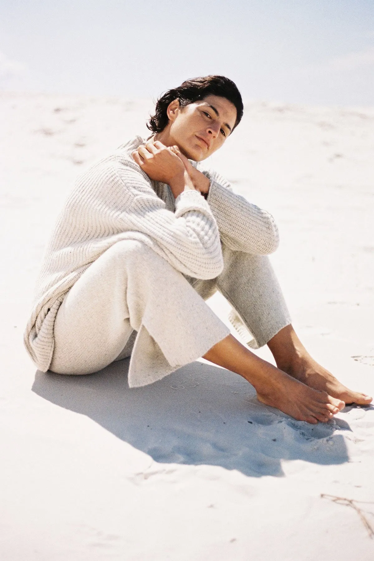 Grey Marle RWS Merino Wool Blend Knit Pant sold by Zulu and Zephyr product image thumbnail 5