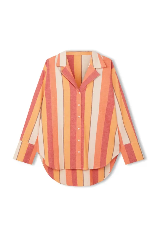 Sun Stripe Organic Cotton Shirt sold by Zulu and Zephyr