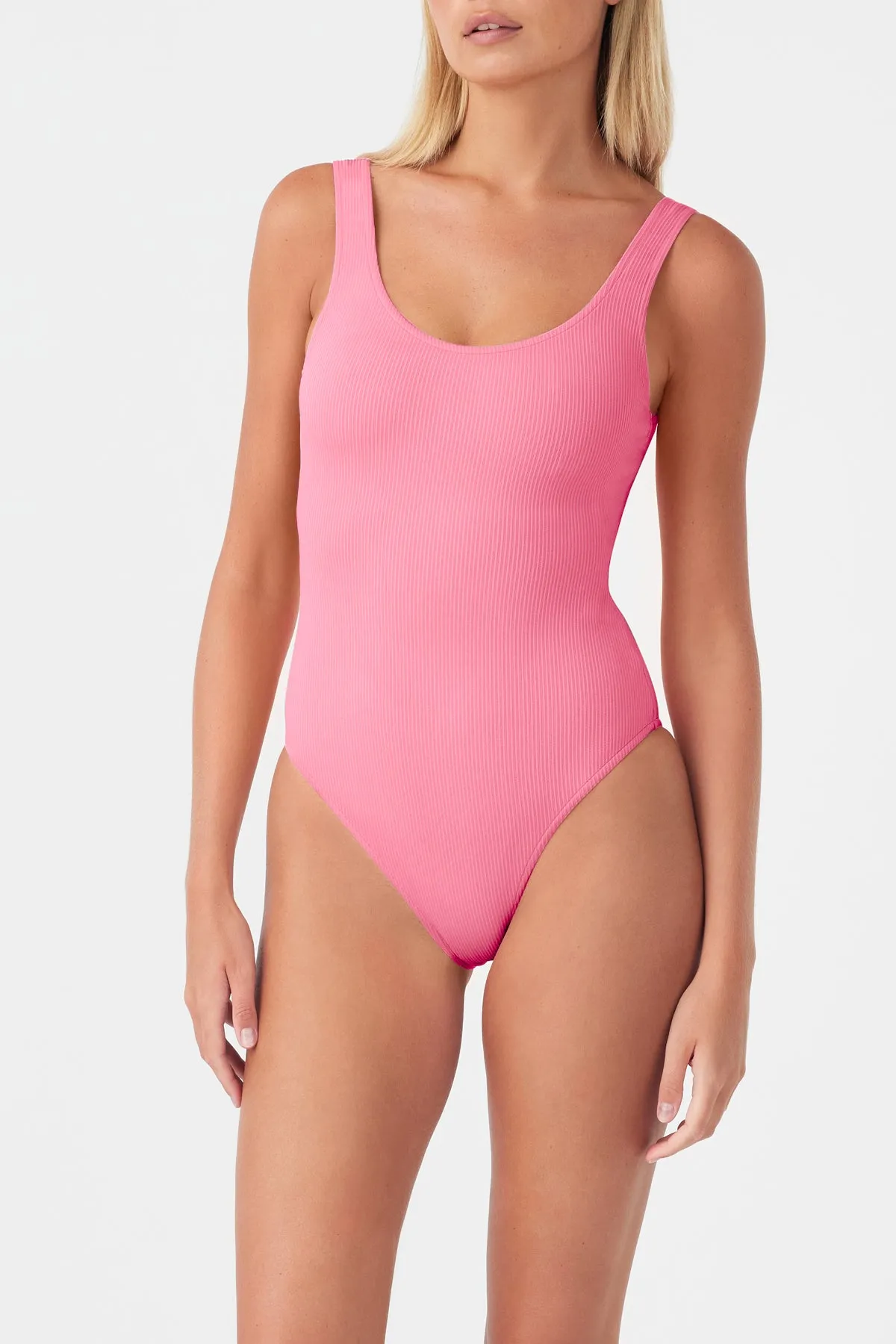 Signature Scooped Back One Piece - Flamingo Pink sold by Zulu and Zephyr product image thumbnail 5
