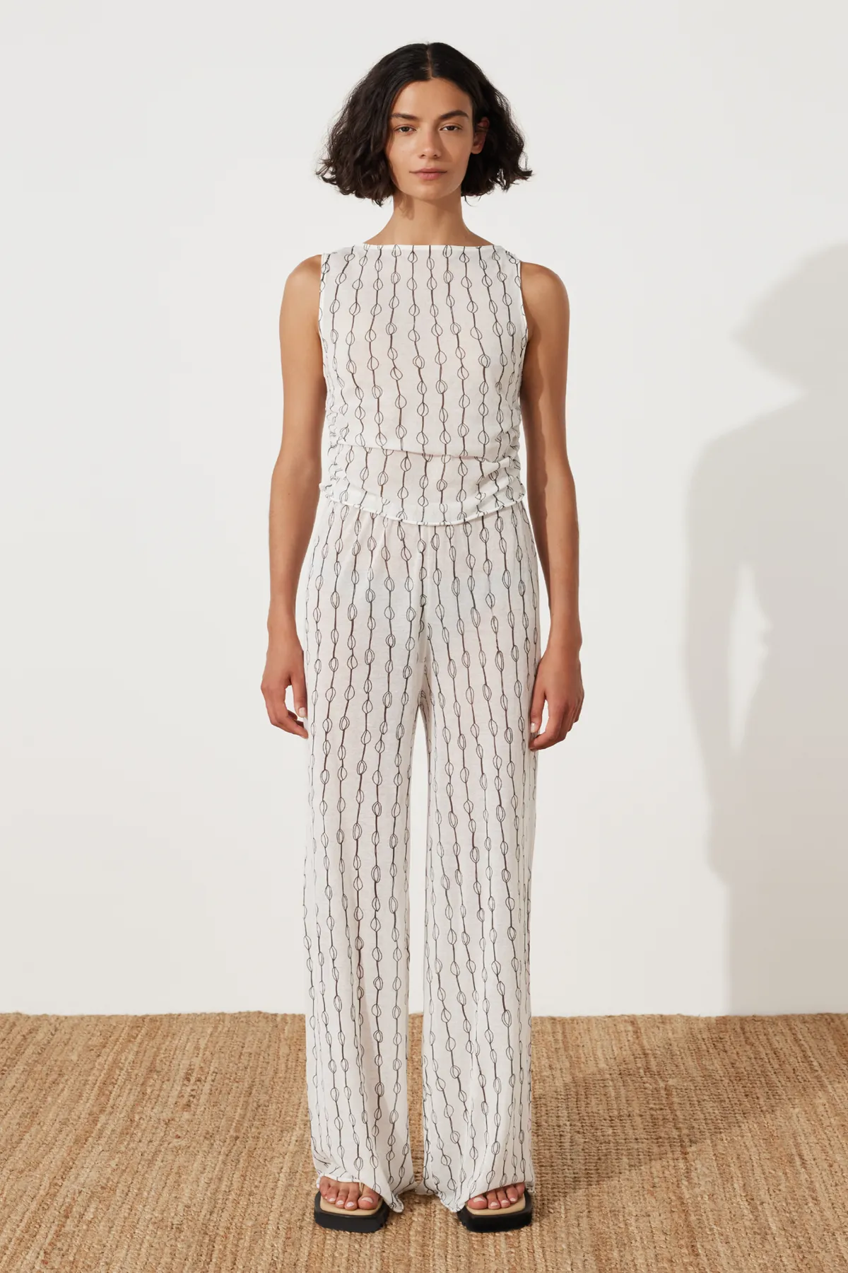 Shell Rouched Knit Top sold by Zulu and Zephyr