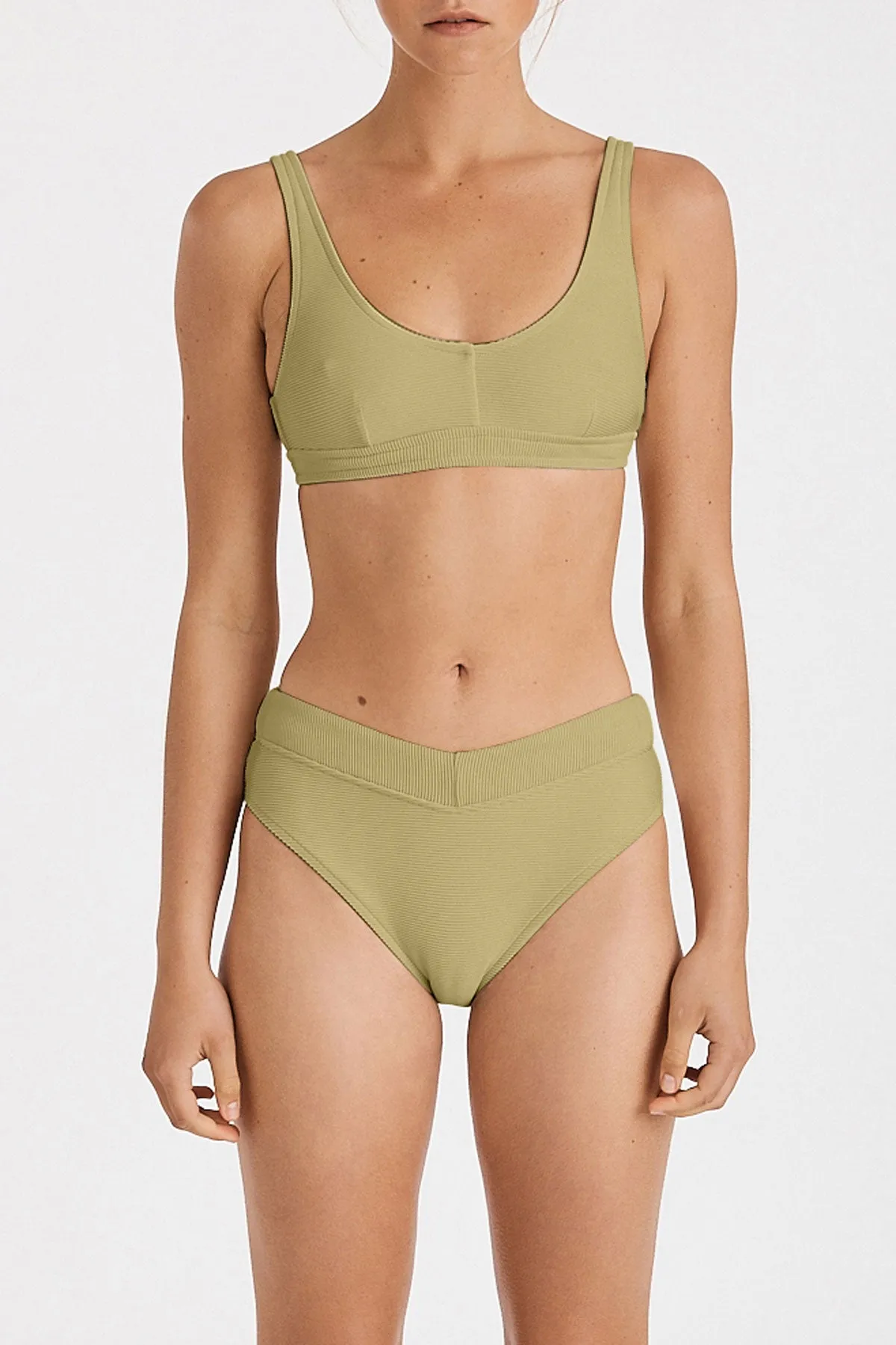 Signature V Waisted Brief - Avocado sold by Zulu and Zephyr product image thumbnail 3