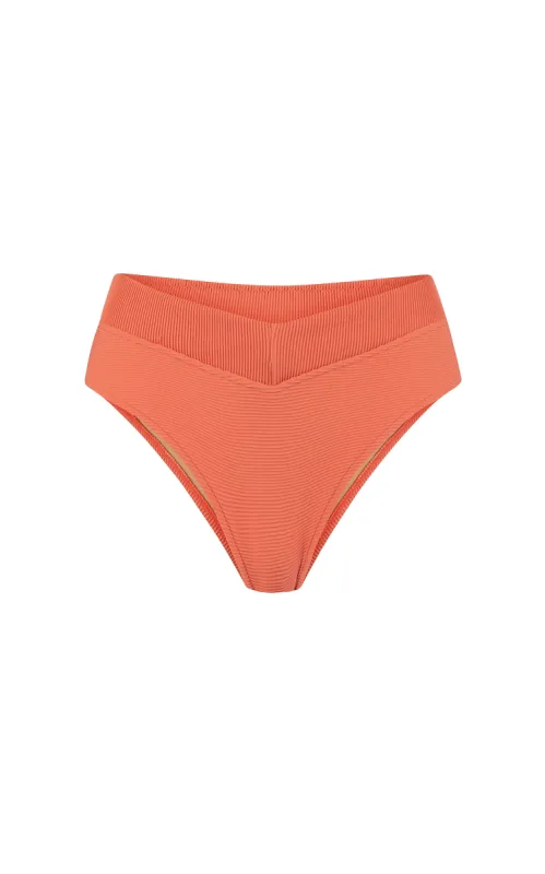 Signature V Waisted Brief - Papaya sold by Zulu and Zephyr