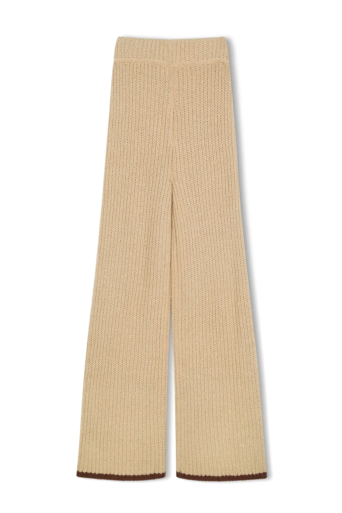 Sand Contrast Rib Knit Pant sold by Zulu and Zephyr product image thumbnail 2