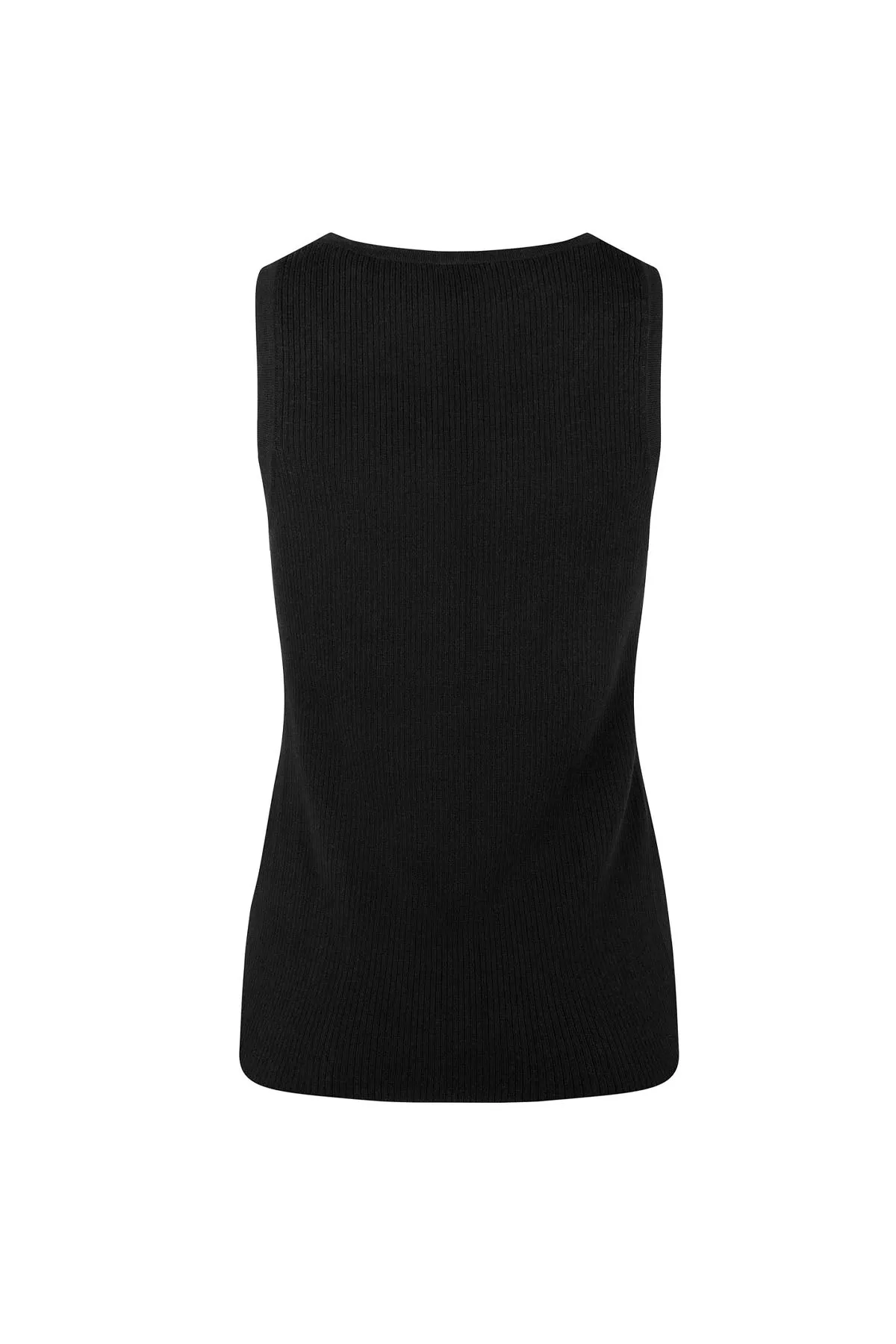 Signature Rib Knit Tank - Black sold by Zulu and Zephyr product image thumbnail 4