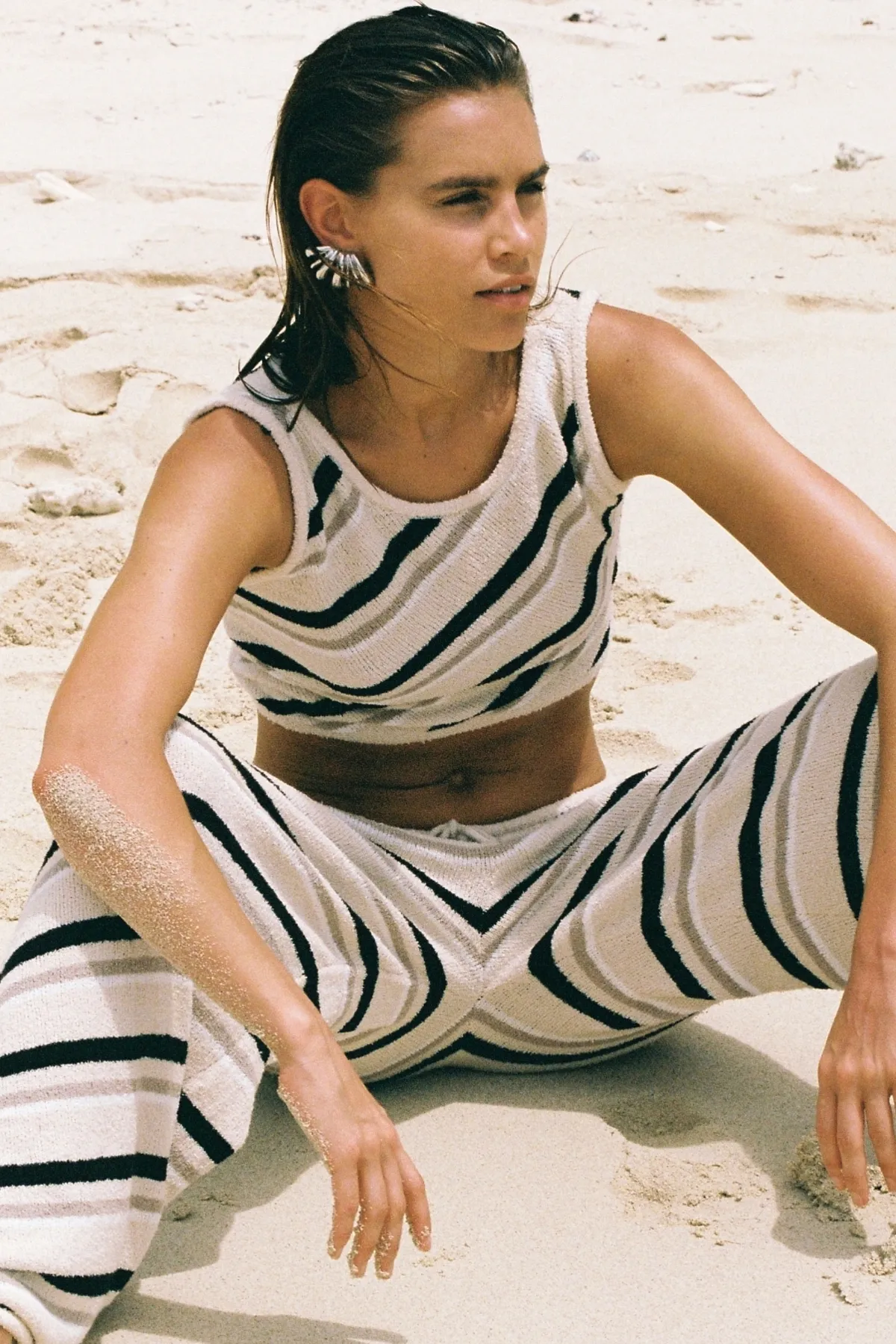 Husk Stripe Knit Top sold by Zulu and Zephyr product image thumbnail 3