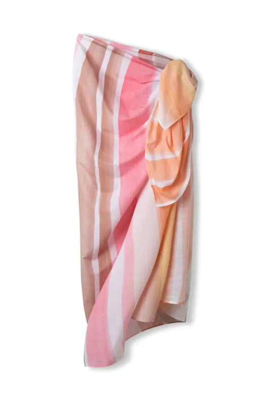 Watercolour Stripe Pareo sold by Zulu and Zephyr