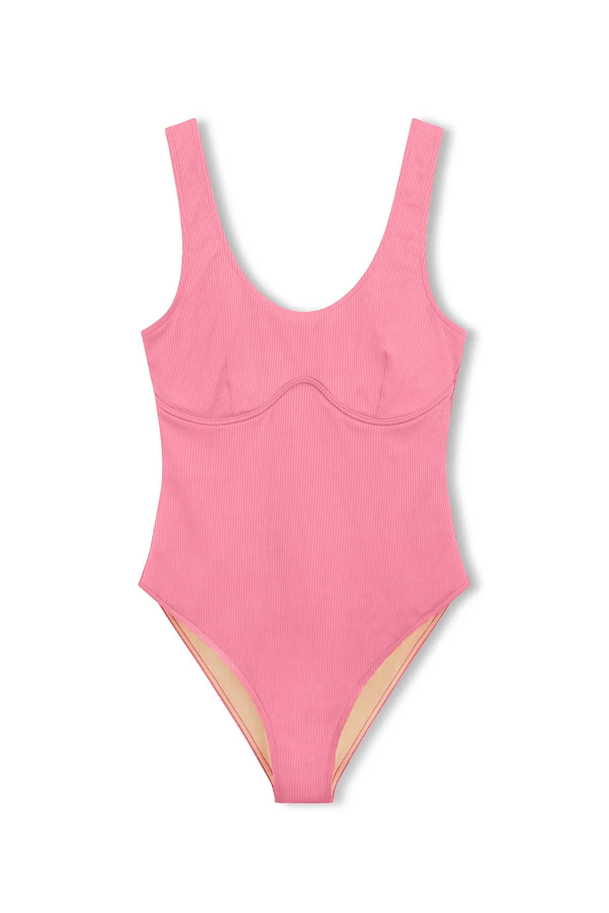 Signature Bralette One Piece - Flamingo Pink sold by Zulu and Zephyr product image thumbnail 5