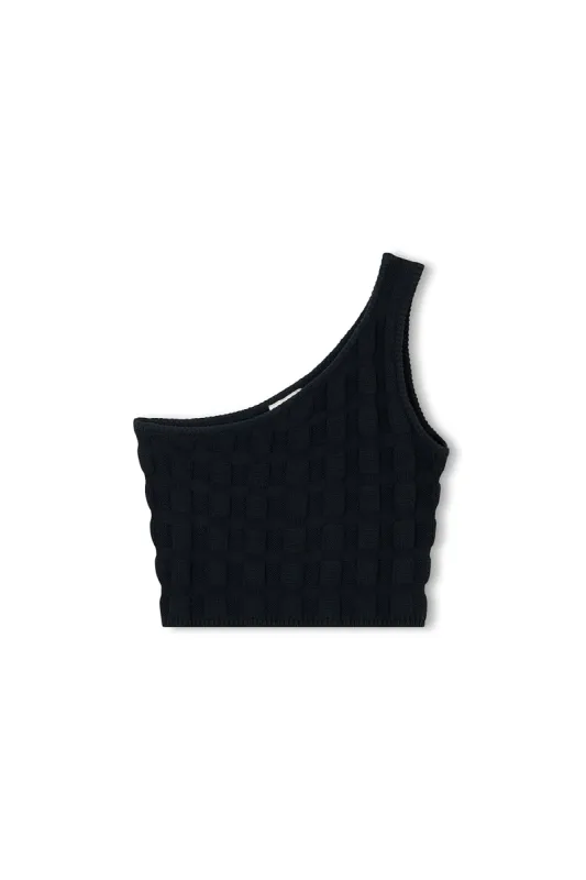 Midnight Textured Knit Top sold by Zulu and Zephyr