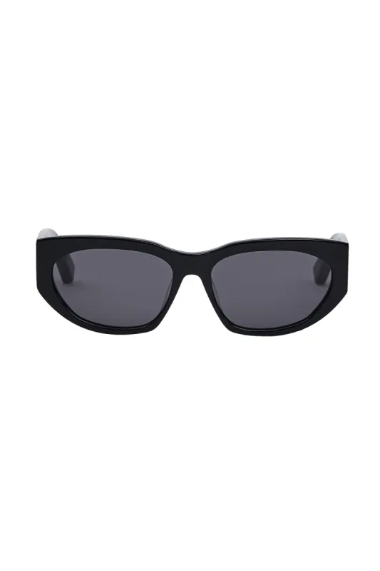 Oval Sunglasses - Black sold by Zulu and Zephyr