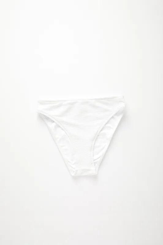Signature Clean High Waisted Brief - White sold by Zulu and Zephyr