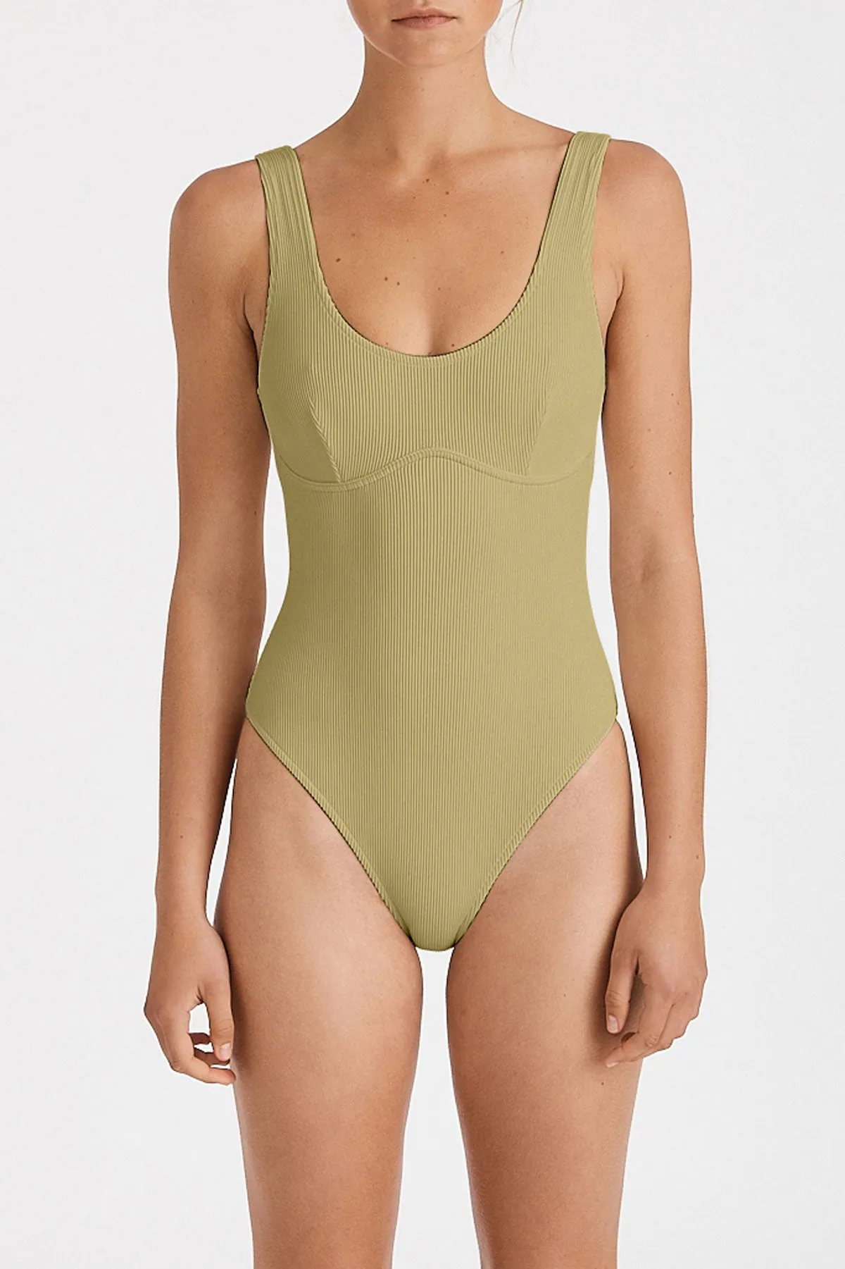 Signature Bralette One Piece - Avocado sold by Zulu and Zephyr product image thumbnail 3