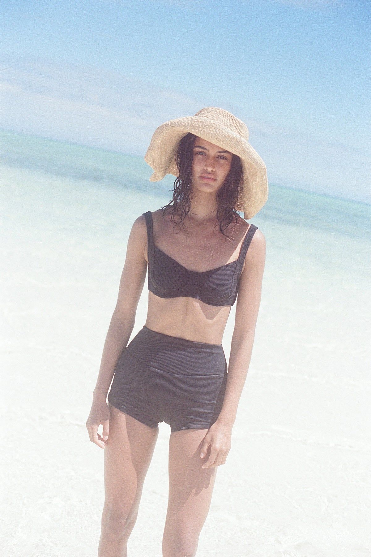 Raffia Wide Brim Hat - Natural sold by Zulu and Zephyr product image thumbnail 4