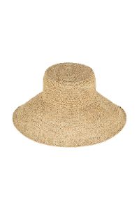 Raffia Wide Brim Hat - Natural sold by Zulu and Zephyr