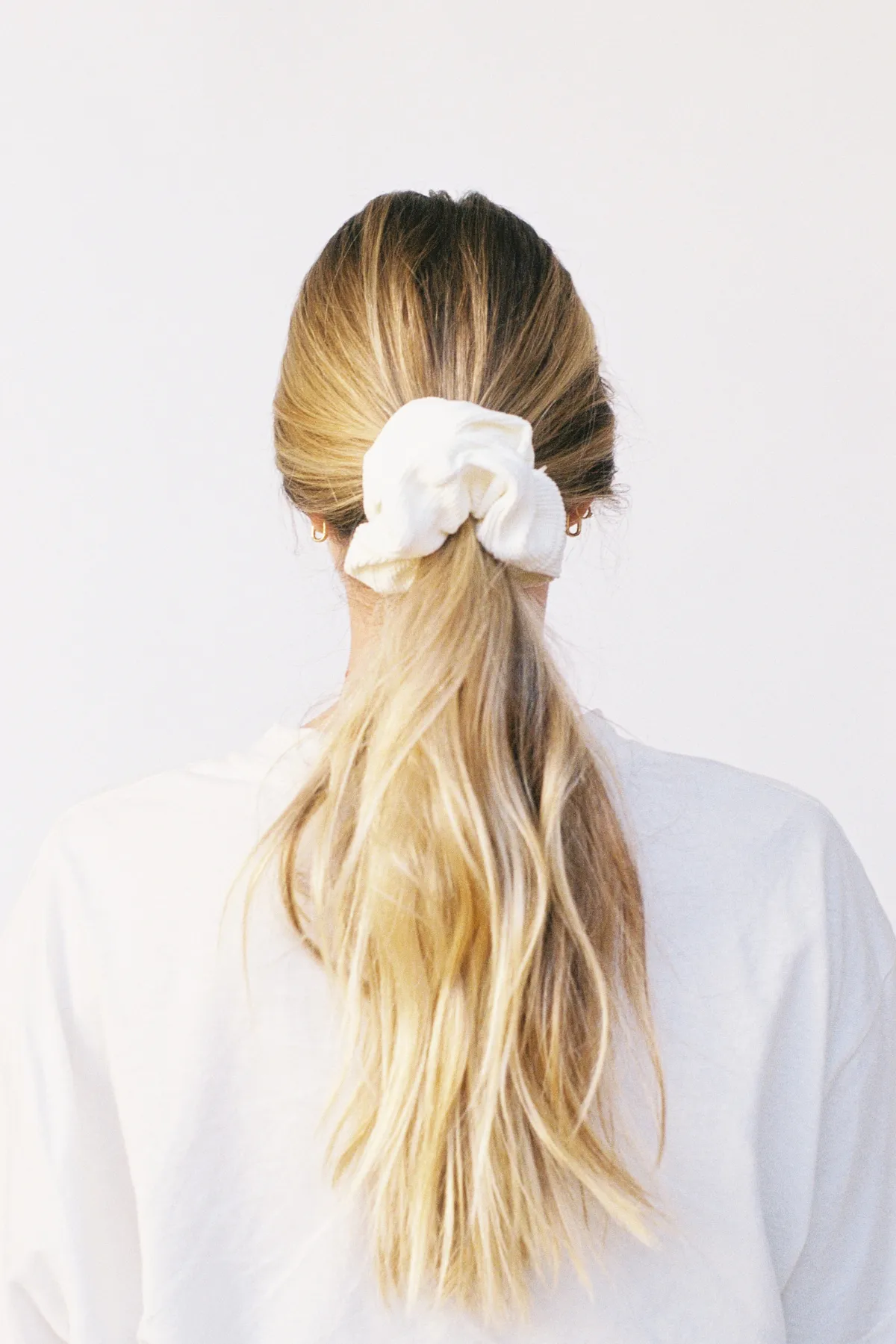 Zulu & Zephyr Logo Scrunchie - Milk sold by Zulu and Zephyr product image thumbnail 4