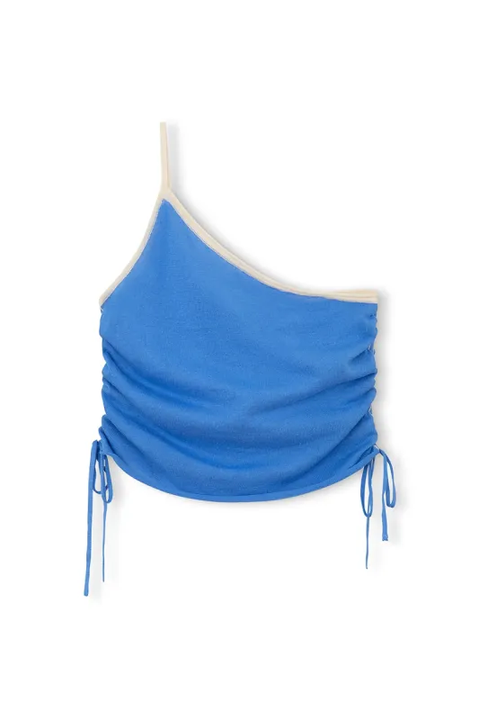 Sky Contrast Knit Crop Top sold by Zulu and Zephyr