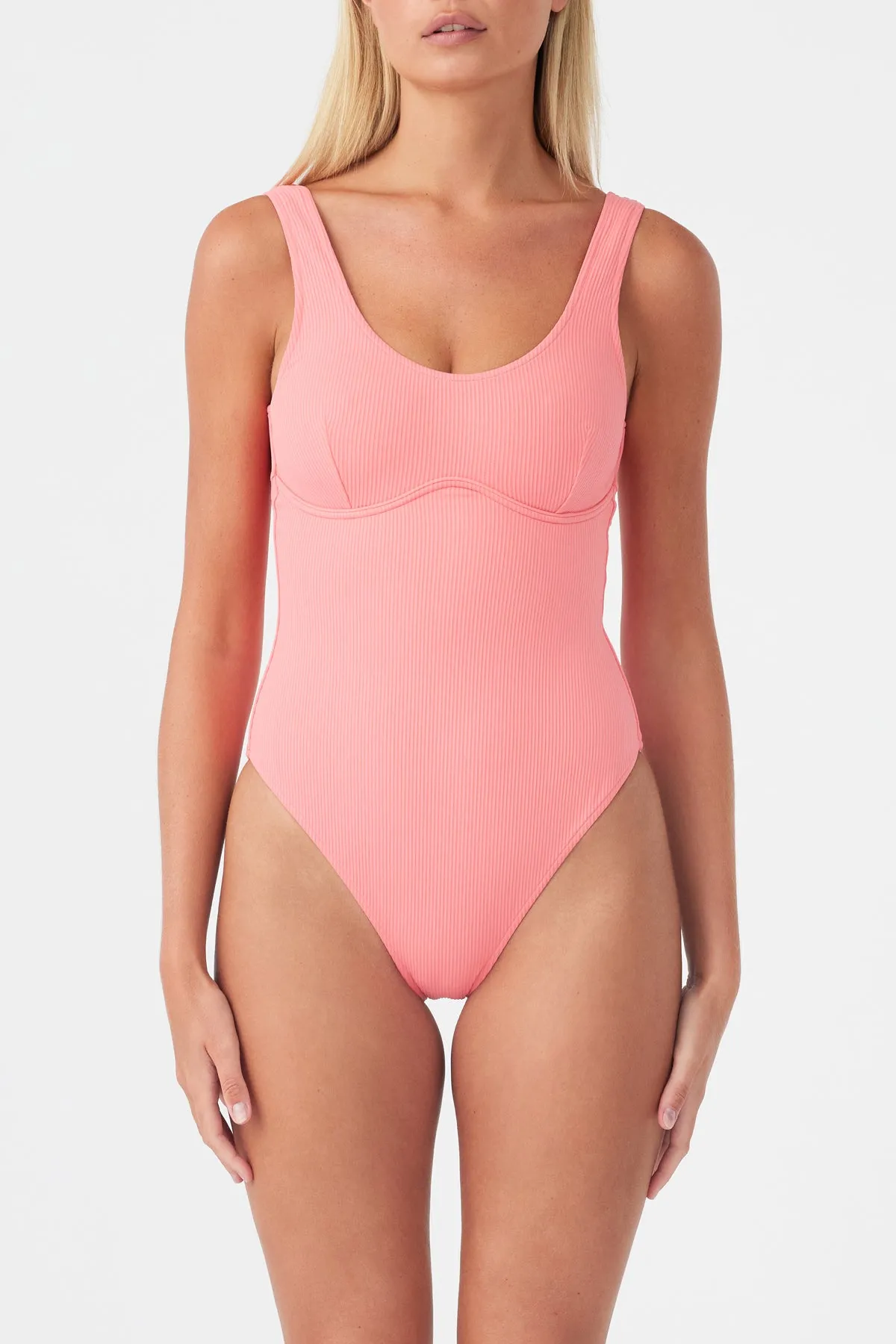 Signature Bralette One Piece - Coral sold by Zulu and Zephyr product image thumbnail 2