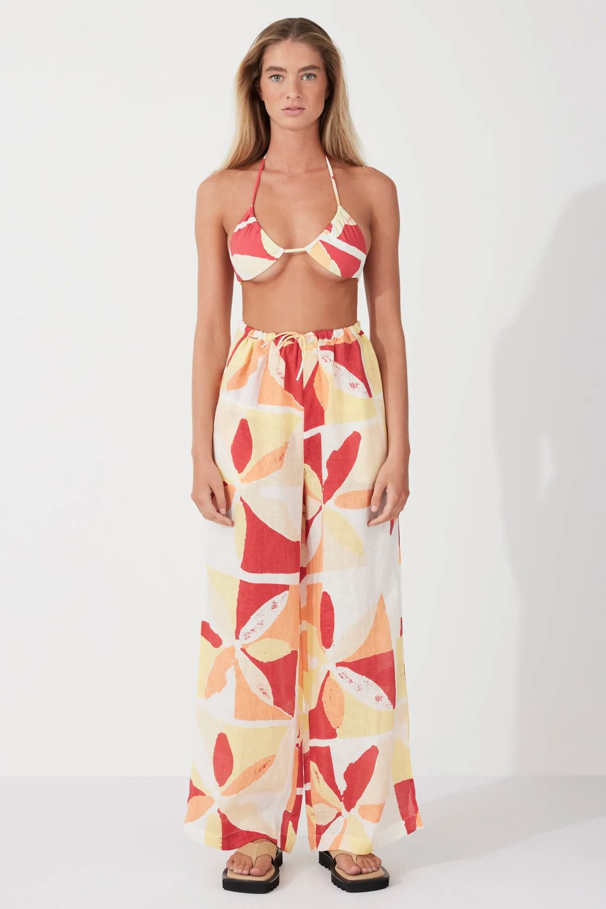 Sunset Tile Linen Pant sold by Zulu and Zephyr product image thumbnail 2