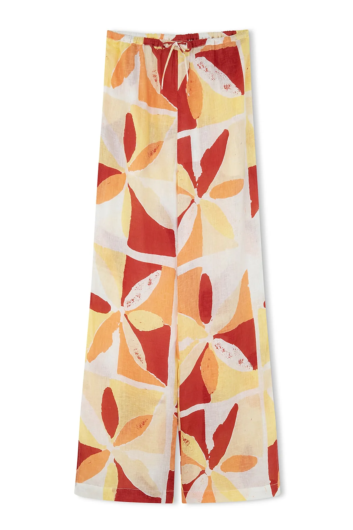 Sunset Tile Linen Pant sold by Zulu and Zephyr