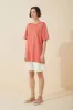 Red Organic Cotton Hemp T-Shirt sold by Zulu and Zephyr