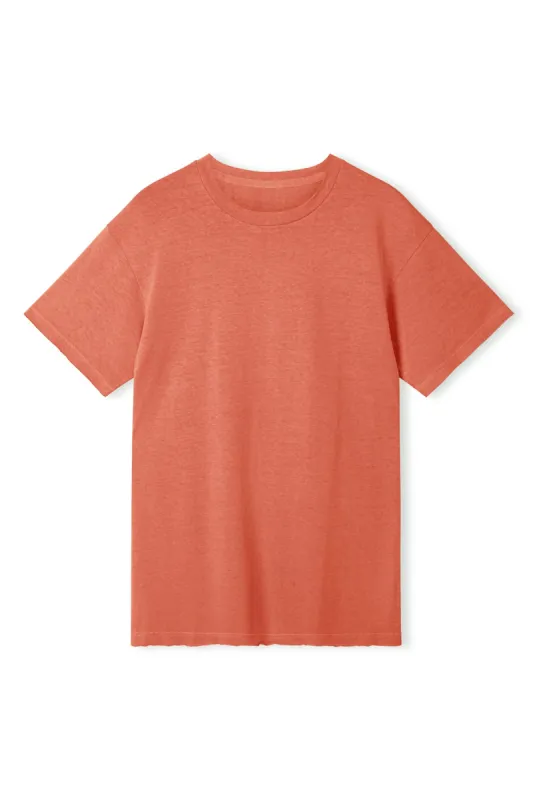 Red Organic Cotton Hemp T-Shirt sold by Zulu and Zephyr