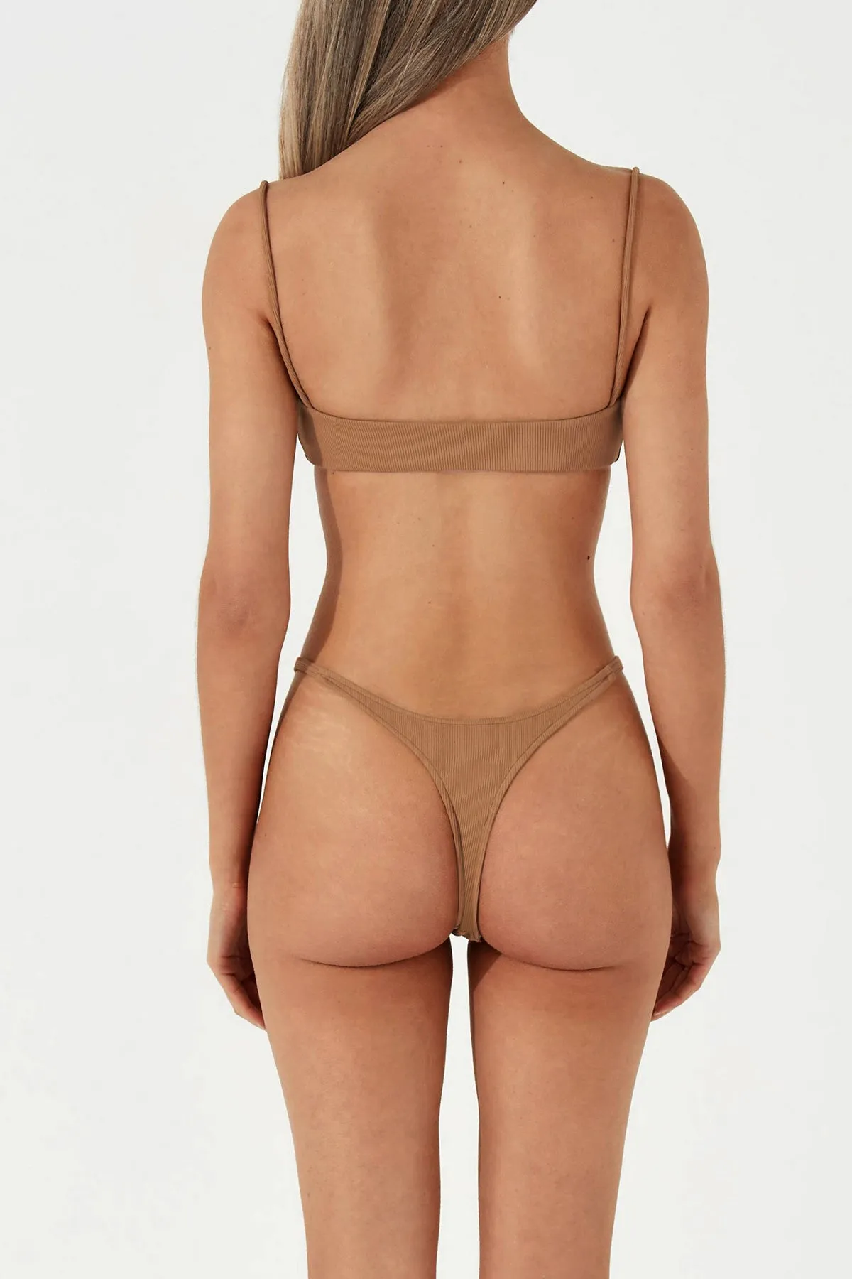 Almond Rib Curve Thong sold by Zulu and Zephyr product image thumbnail 4