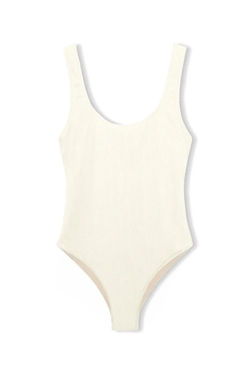 Signature Scooped Back One Piece - Coconut sold by Zulu and Zephyr product image thumbnail 2