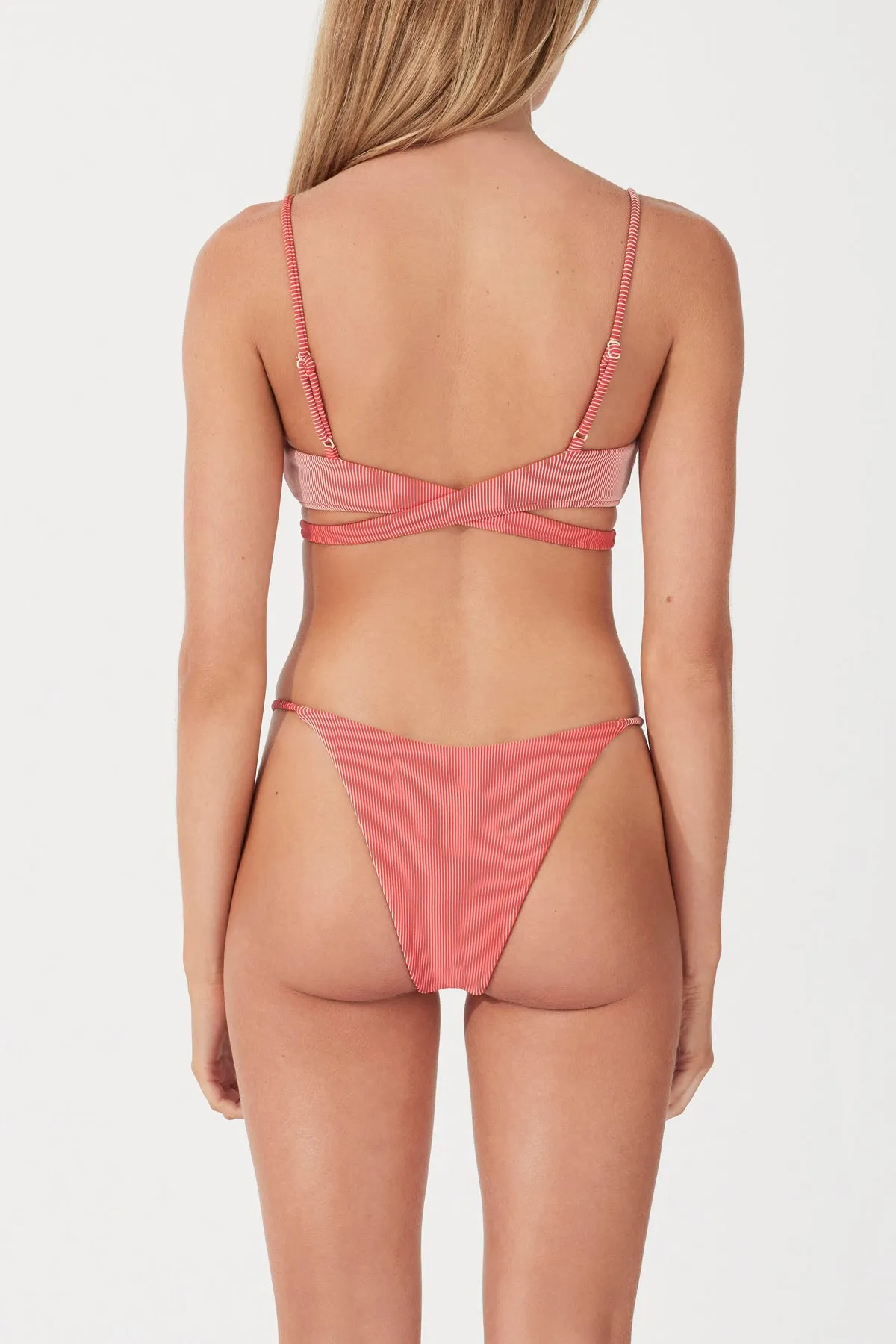 Chilli Stripe Rib Curve String Brief sold by Zulu and Zephyr product image thumbnail 4