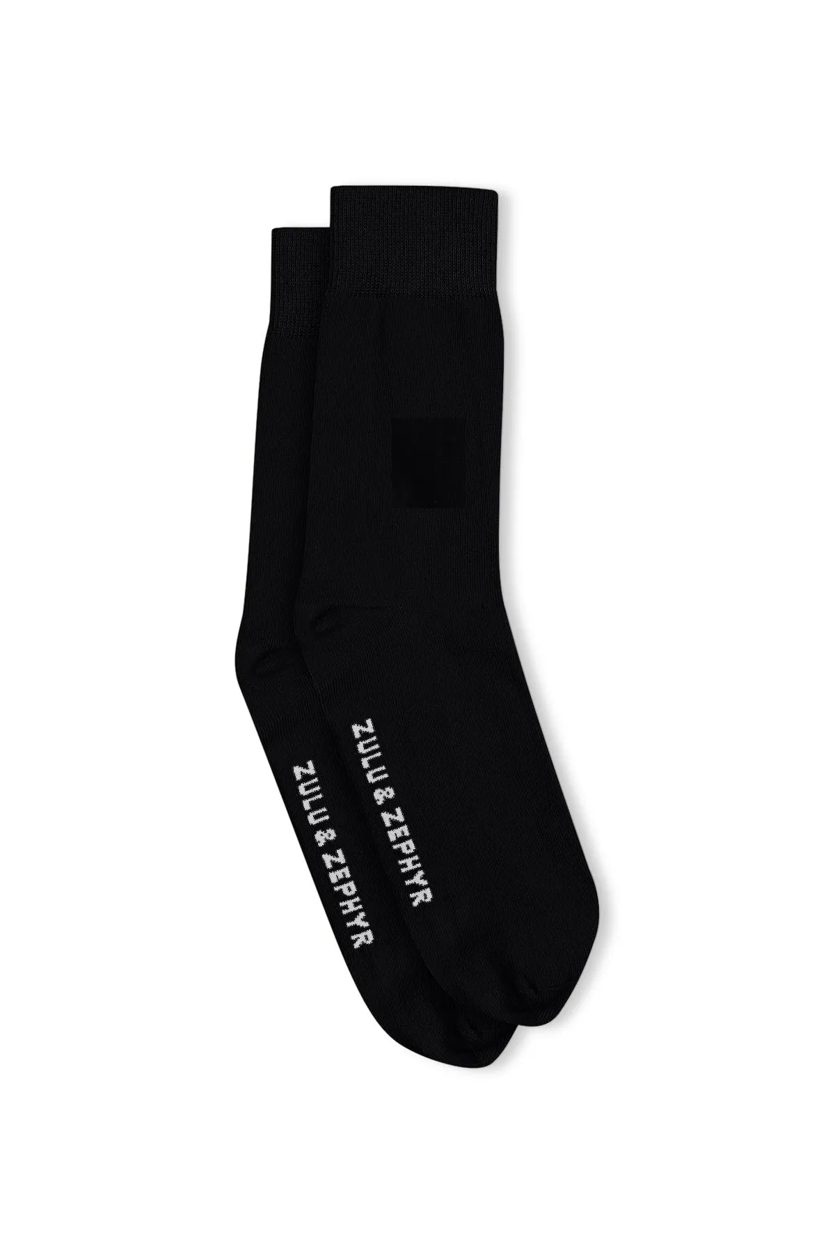 Zulu & Zephyr Logo Socks - Black sold by Zulu and Zephyr
