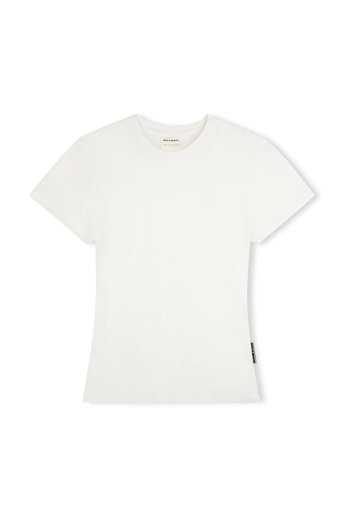 Rib Hemp Jersey T-Shirt - White sold by Zulu and Zephyr product image thumbnail 2