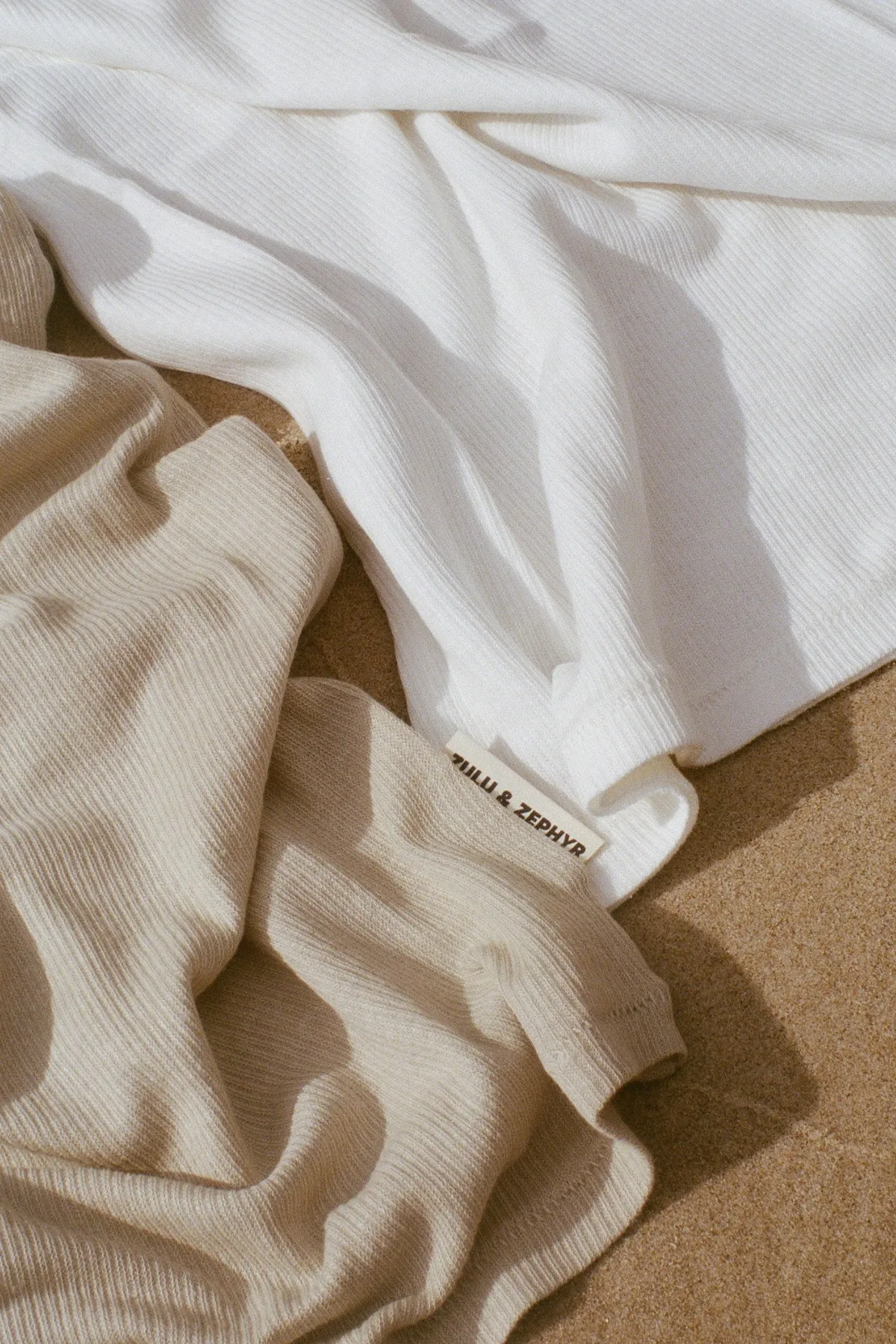 Rib Hemp Jersey T-Shirt - White sold by Zulu and Zephyr product image thumbnail 3