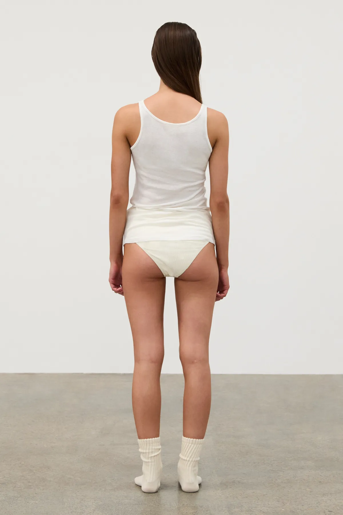Rib Hemp Jersey Tank - White sold by Zulu and Zephyr product image thumbnail 3