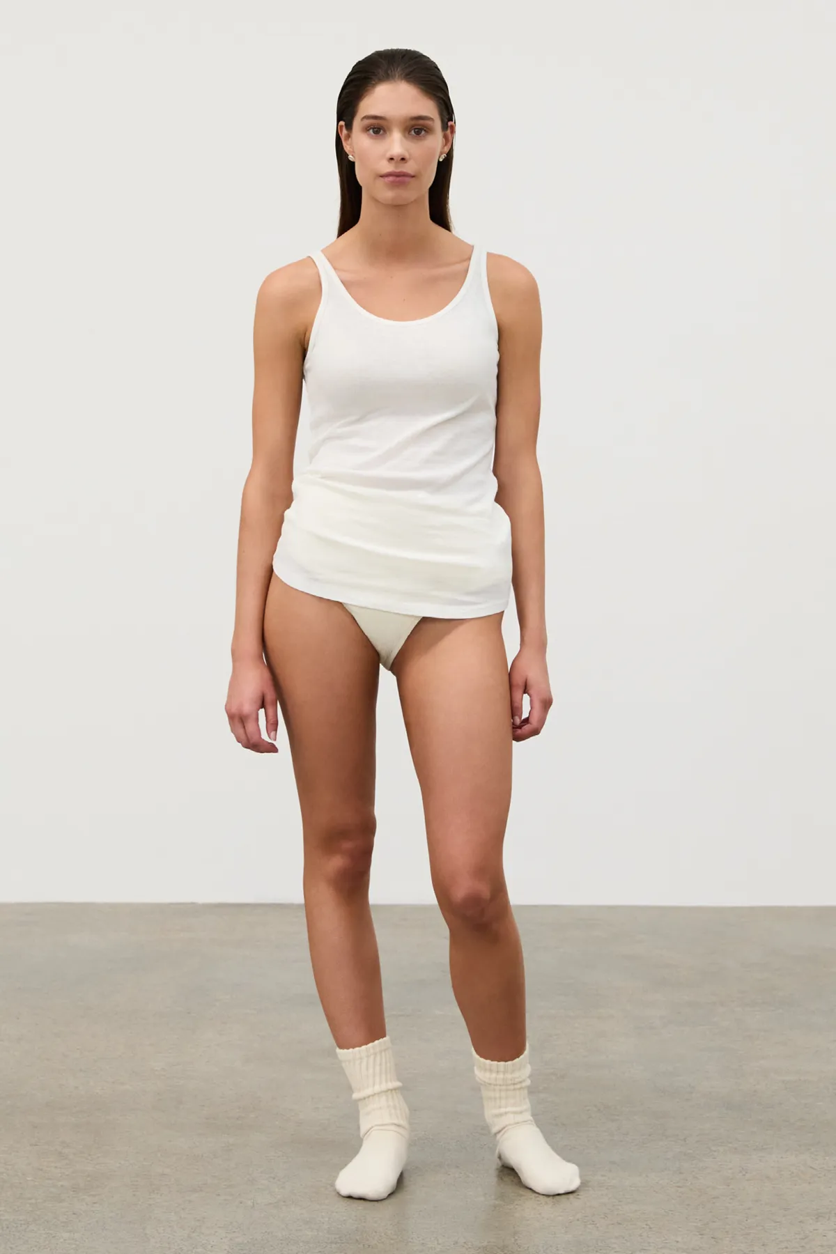 Rib Hemp Jersey Tank - White sold by Zulu and Zephyr product image thumbnail 4